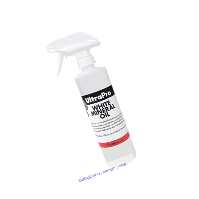 16 oz. Spray Bottle - Food Grade Mineral Oil for Stainless Steel, Cutting Boards and Butcher Blocks, NSF