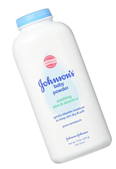 Johnson & Johnson Pure Cornstarch Baby Powder With Soothing Aloe Vera & Vitamin-E ,15 ounce (6 Pack)