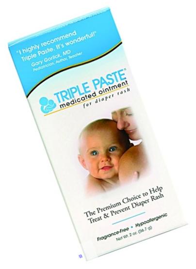 Triple Paste Medicated Ointment for Diaper Rash, 2 Ounce