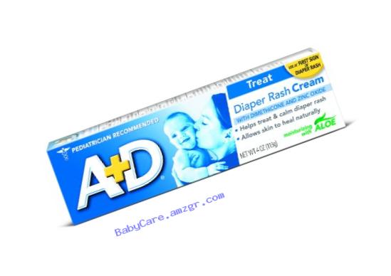 A+D Zinc Oxide Cream, 4 Ounce (Packaging May Vary)
