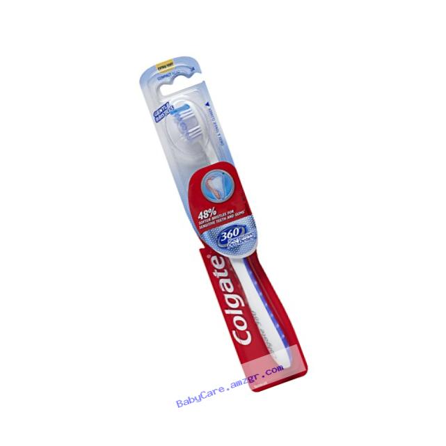 Colgate 360 Sensitive Pro-Relief Slim Toothbrush, Extra Soft (Colors Vary)