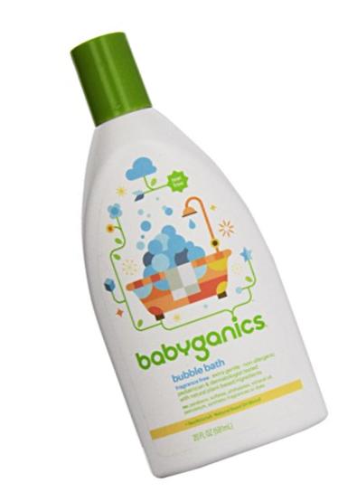 Babyganics Extra Gentle Bubble Bath and Body Wash, Fragrance Free, 20 oz