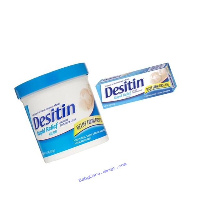 Desitin Diaper Rapid Relief Cream for Home