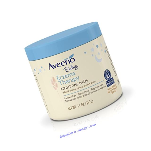 Aveeno Baby Eczema Therapy Nighttime Balm, 11 Oz