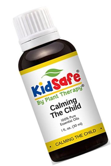 Plant Therapy KidSafe Calming the Child Synergy Essential Oil Blend. 100% Pure, Undiluted, Therapeutic Grade. Blend of: Chamomile Roman, Lavender, Mandarin and Tangerine. 30 mL (1 Ounce).