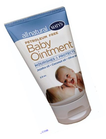 Matys All Natural Petroleum Free Baby Ointment, None, 3.5 Ounce