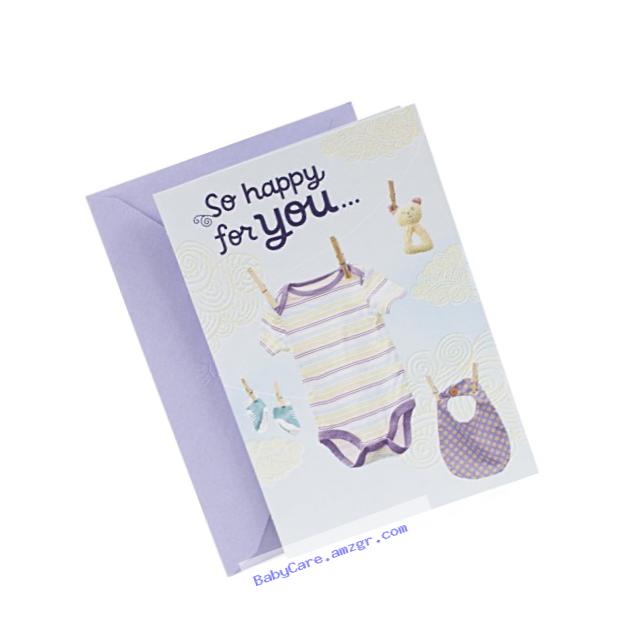 Hallmark Mahogany Baby Greeting Card (Baby Clothesline)