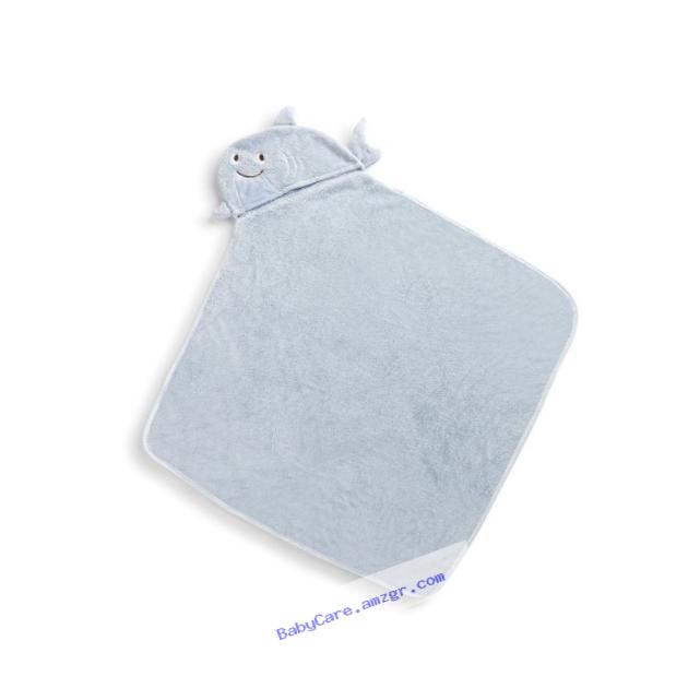 Demdaco Baby Hooded Bath Towel, Shark