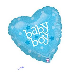 Betallic Baby Boy Heart Holo, 18