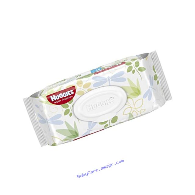 HUGGIES Natural Care Baby Wipes Disposable Soft Packs, 56 ct