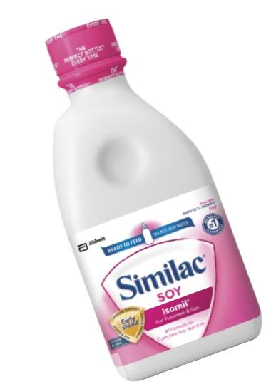 Similac Soy Isomil, Ready to Feed Infant Formula with Iron, 32-Fluid Ounce (Pack of 6)