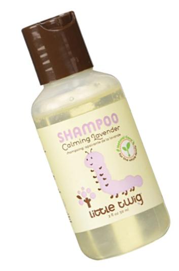Little Twig All Natural, Hypoallergenic Baby Shampoo with a Blend of Lavender, Lemon, and Tea Tree Oils, Calming Lavender Scent, 2 Ounce Bottle