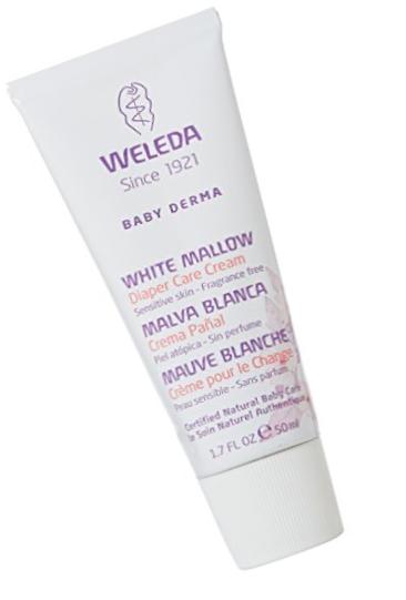 Weleda Baby White Mallow Cream for Eczema, Diaper Rash Cream, 50 ml