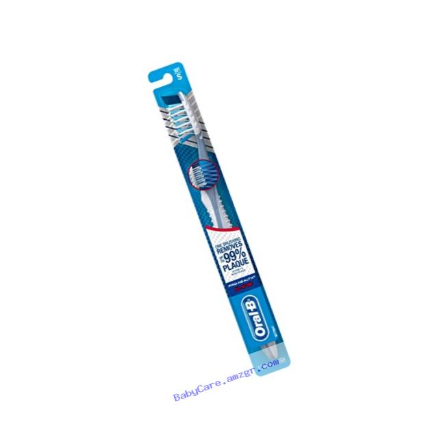 Oral-B Pro-Health CrossAction 7 Toothbrush Soft Bristles, (Colors May Vary) (Pack of 4)