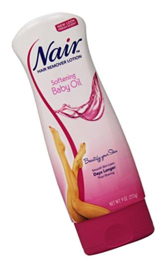 Nair Baby Oil Hair Remover Lotion, 9 Oz (Pack of 3)
