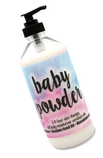 The Lotion Company 24 Hour Skin Therapy Lotion, Baby Powder, 16 Fluid Ounce