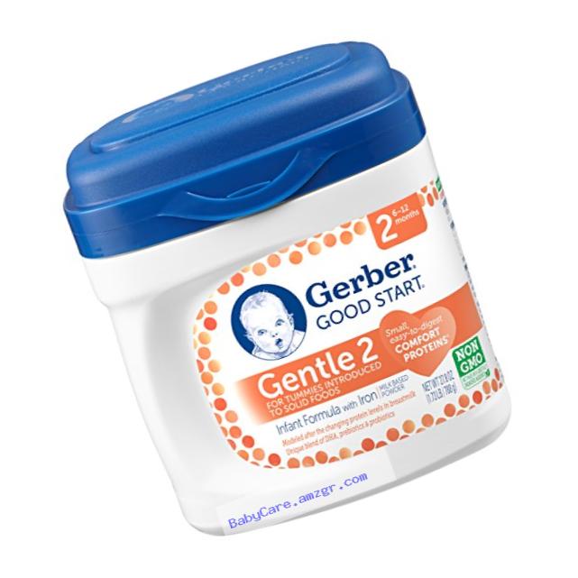 Gerber Good Start Gentle Non-GMO Powder Infant Formula, Stage 2, 27.8 Ounce (Pack of 4)
