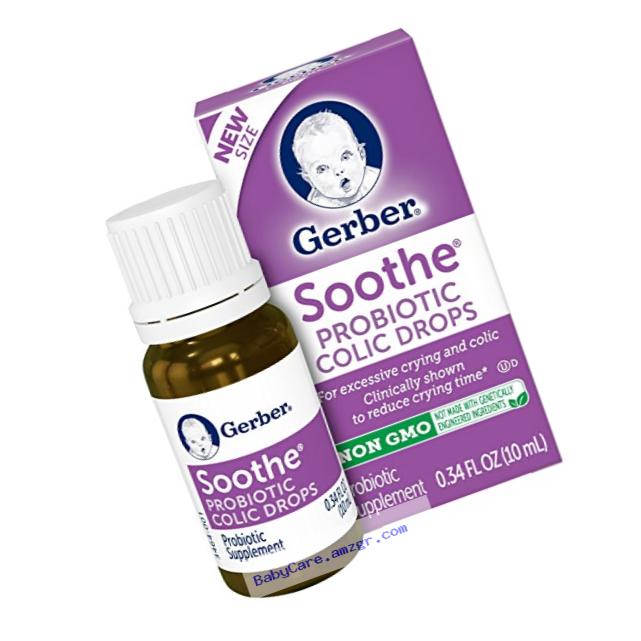 Gerber Good Start Infant Formula Soothe Colic Drops, 0.34 Fluid Ounce