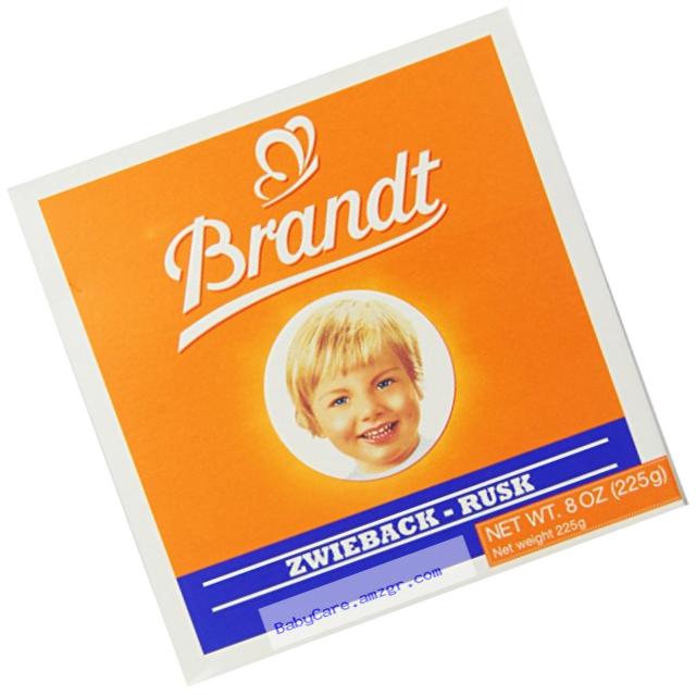 Brandt Zwieback, 8-Ounce Boxes (Pack of 10)