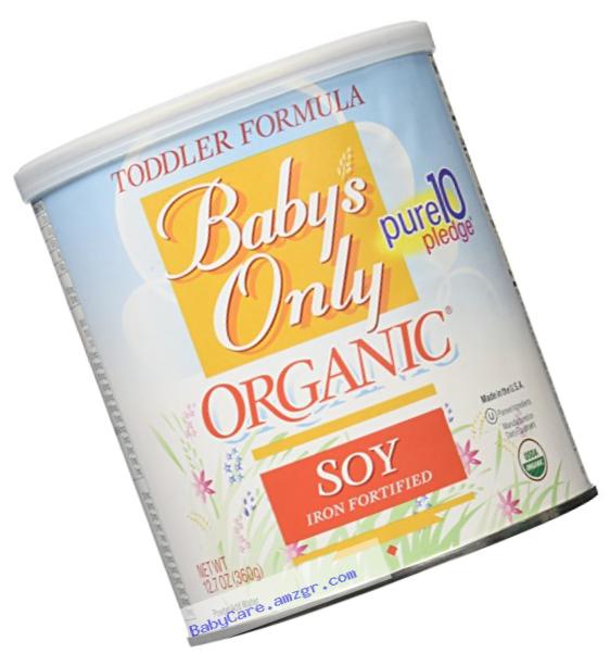 Babys Only Soy Organic Toddler Formula, 12.7-Ounce Canister (Package May Vary)
